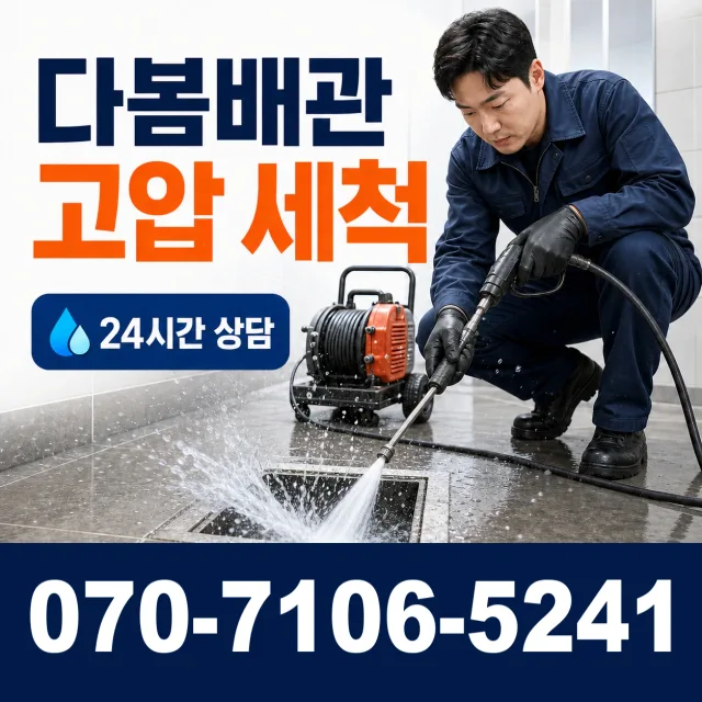 전남광주 보성군 회천면 시장길 배관청소 상담 이미지 4